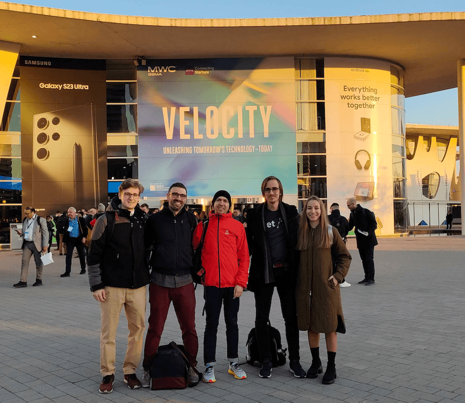 Net AI team at MWC 2023 Barcelona